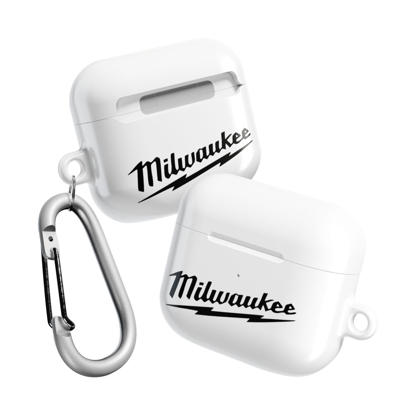 Milwaukee Lightning Bolt AirPod Case, Stylish Accessories, Gifts for Music Lovers, Tech Cases