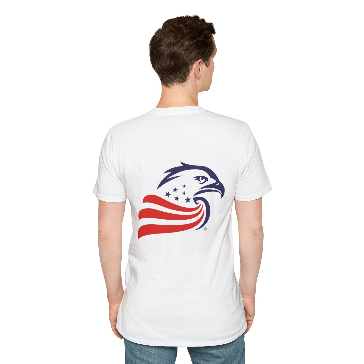 Proud Immigrant Unisex Softstyle T-Shirt, Patriotic Apparel, Equality Statement Tee, Independence Day Gear, Gift for Activists