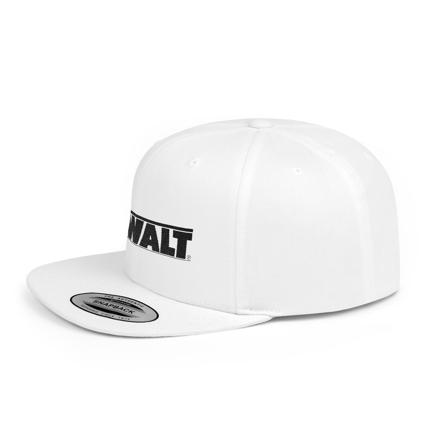 Trendy Flat Bill Snapback Hat, Adjustable Cap, Cool Streetwear, Gift for Him, Casual Style Accessory