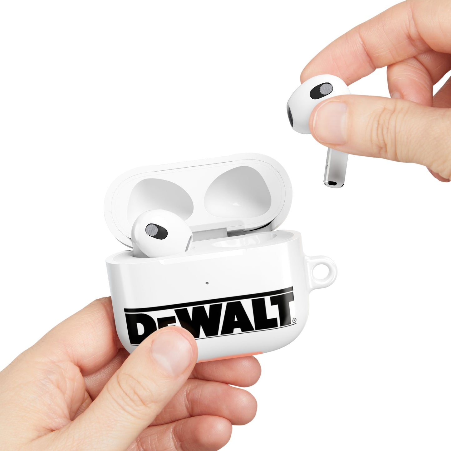 AirPod Cases, DeWALT Inspired Durable Accessory, Gift for Tradespeople, Construction Lover's Gear, Everyday Tech Protection, Protective