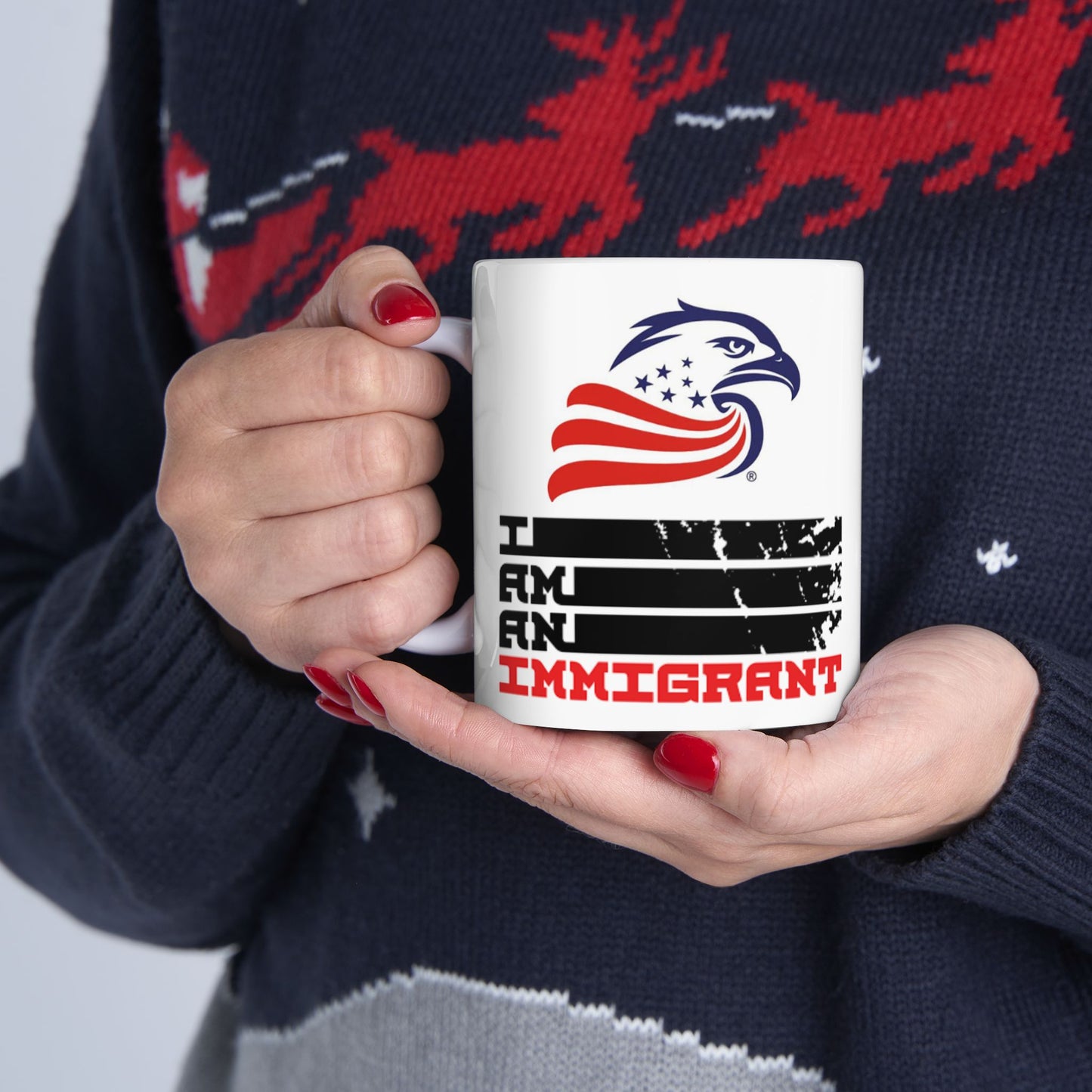 Activist Mug - I AM AN IMMIGRANT - Ceramic Mug