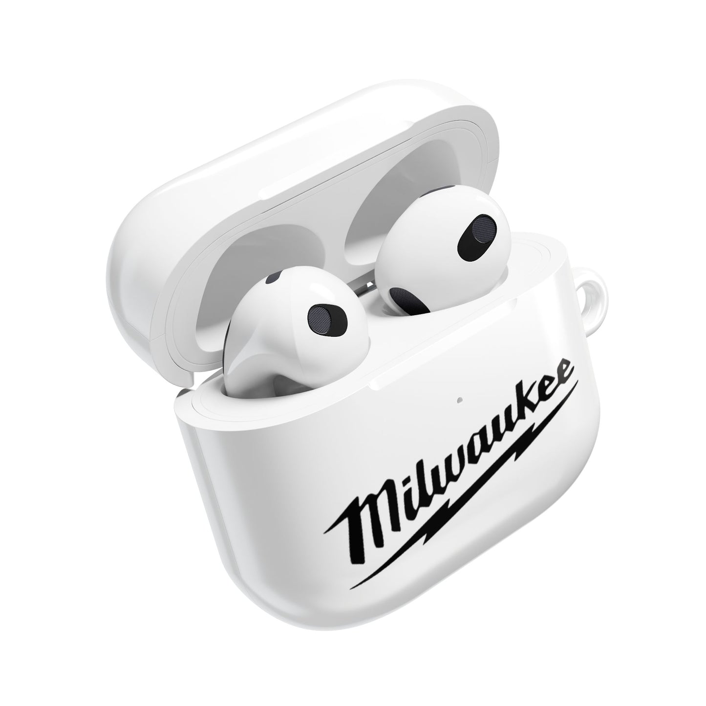 Milwaukee Lightning Bolt AirPod Case, Stylish Accessories, Gifts for Music Lovers, Tech Cases