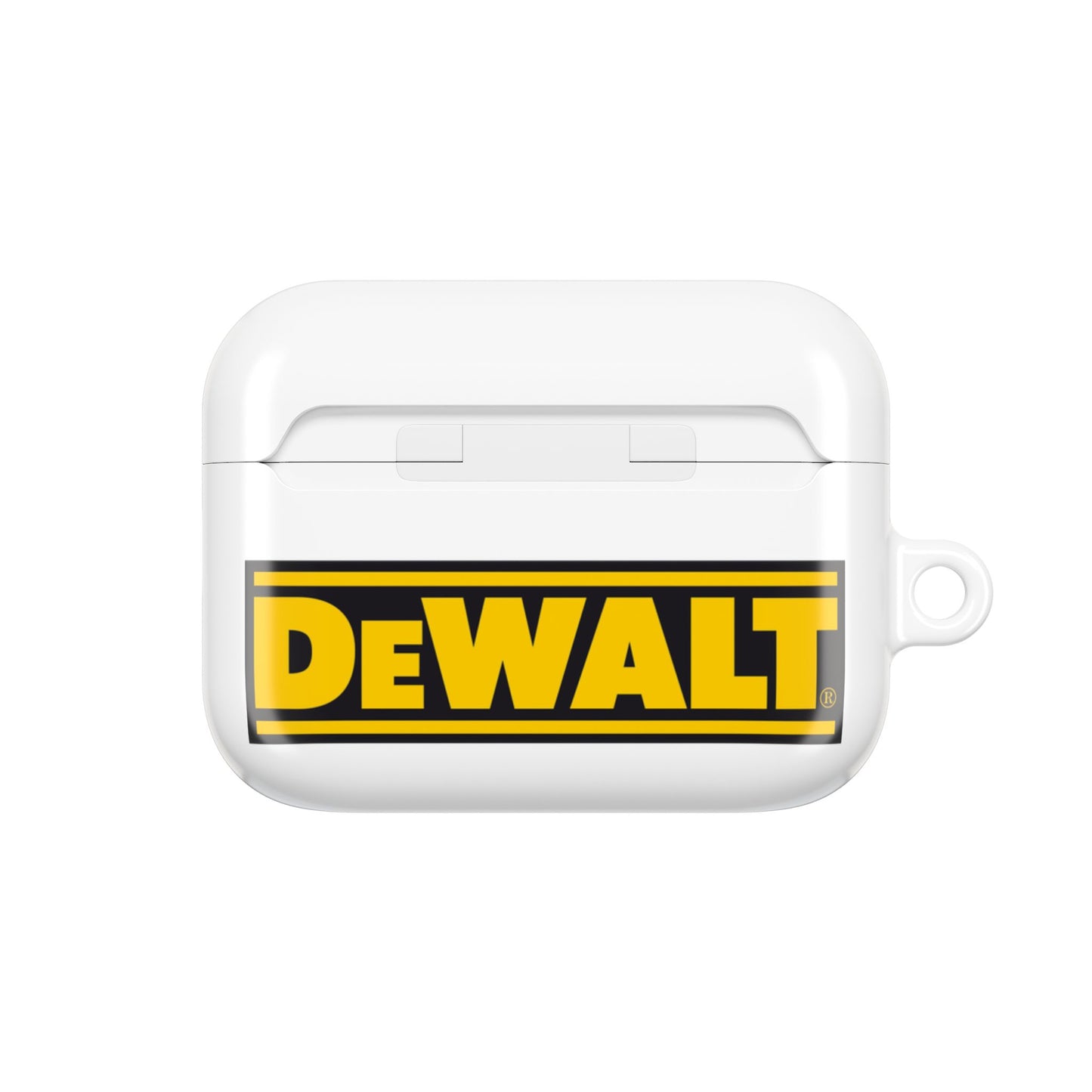 Custom DEWALT AirPod Case, Durable Earbud Holder, Unique Gift for Men, Personalized Tech Accessories, Fathers Day Present, Construction