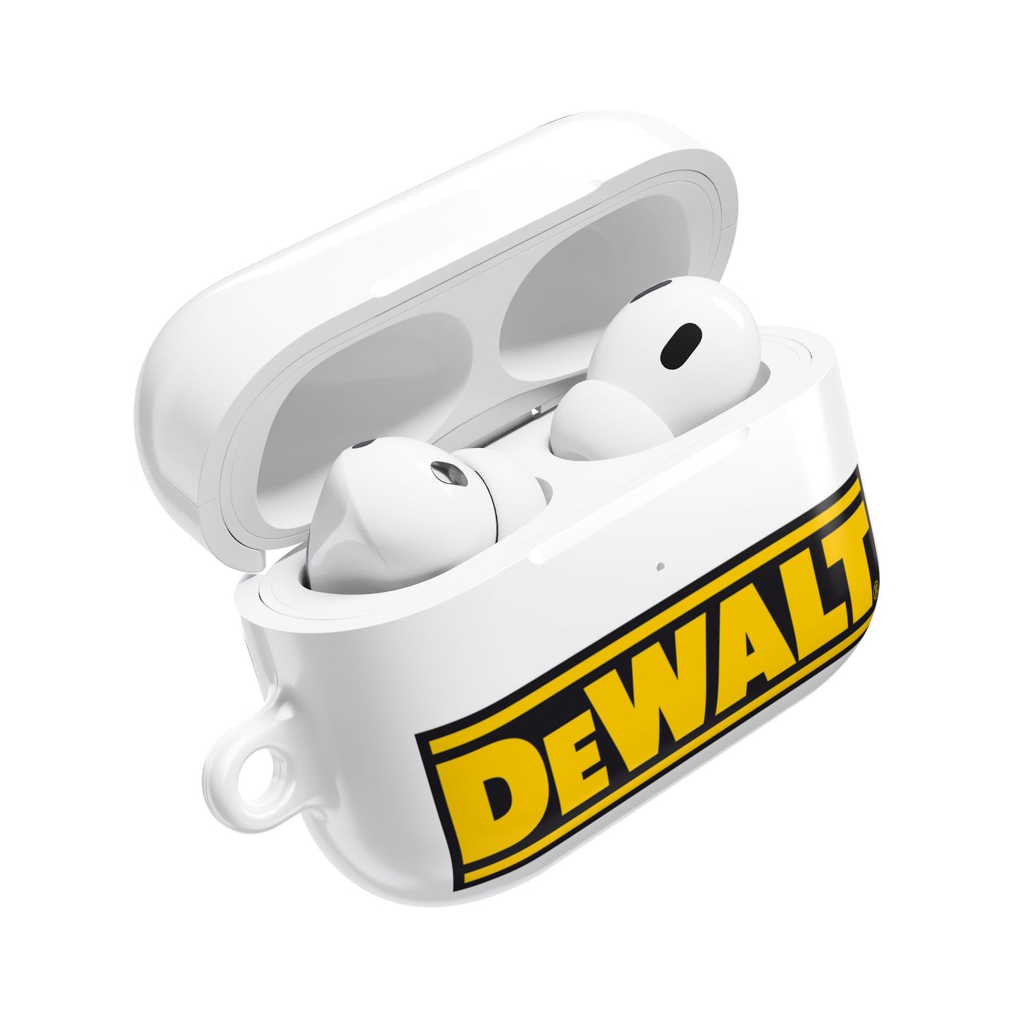 Custom DEWALT AirPod Case, Durable Earbud Holder, Unique Gift for Men, Personalized Tech Accessories, Fathers Day Present, Construction