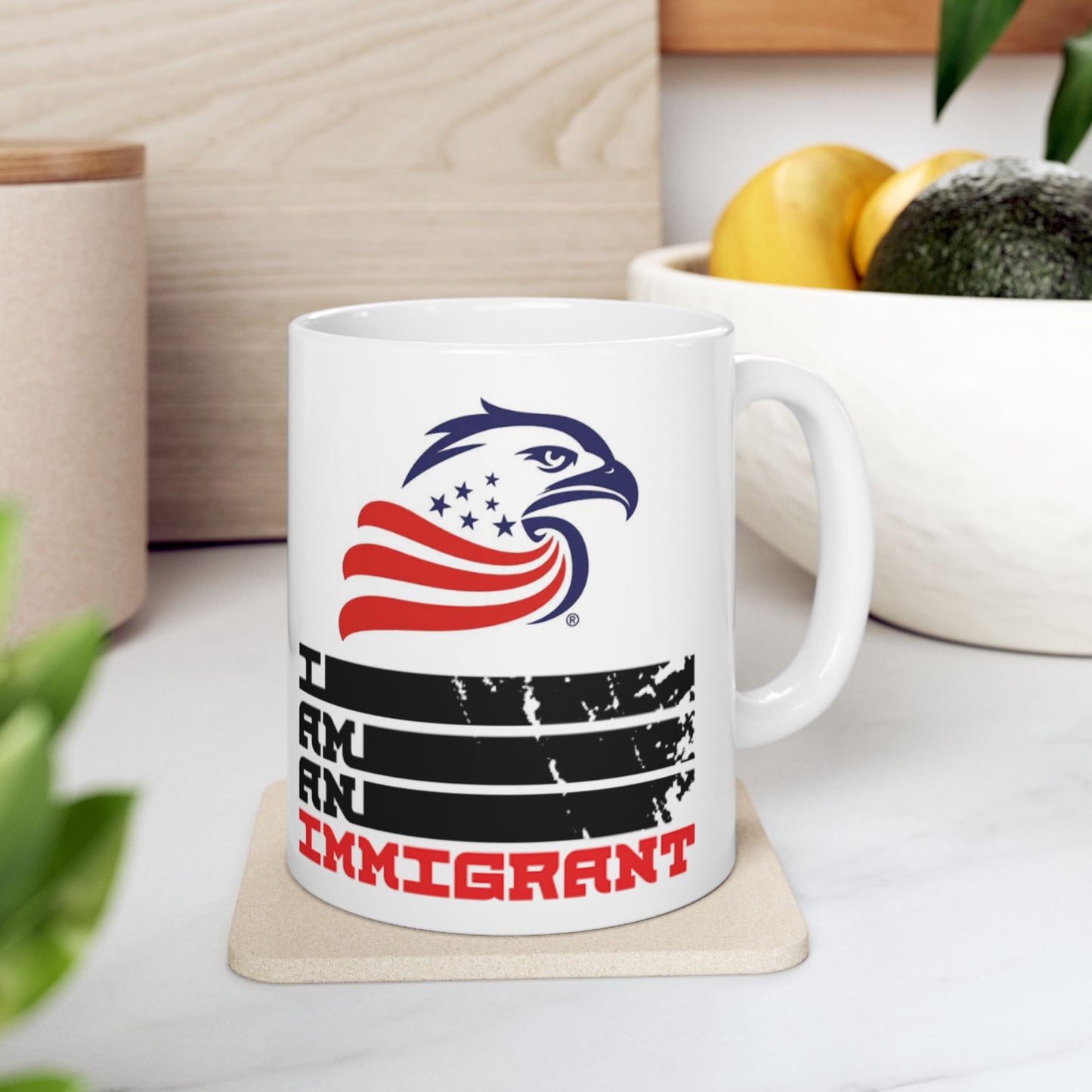 Activist Mug - I AM AN IMMIGRANT - Ceramic Mug