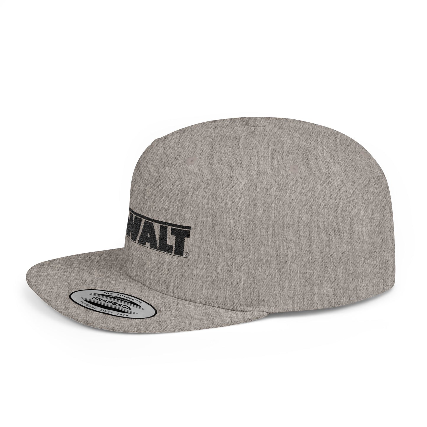 Trendy Flat Bill Snapback Hat, Adjustable Cap, Cool Streetwear, Gift for Him, Casual Style Accessory